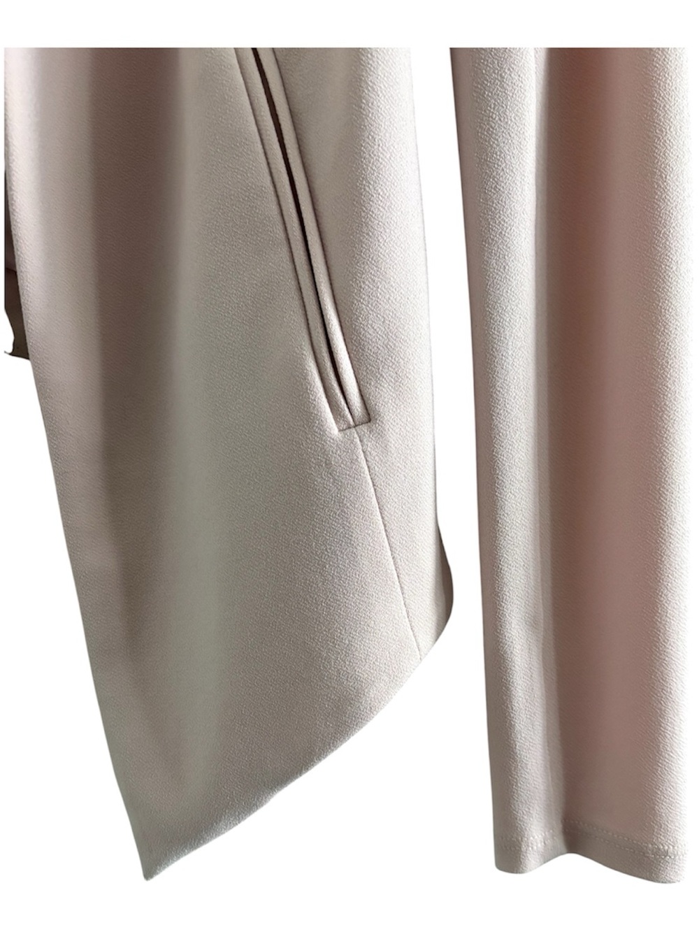 BCBGMAXAZRIA Blush Pink Open Front Jacket - Picture 6 of 7